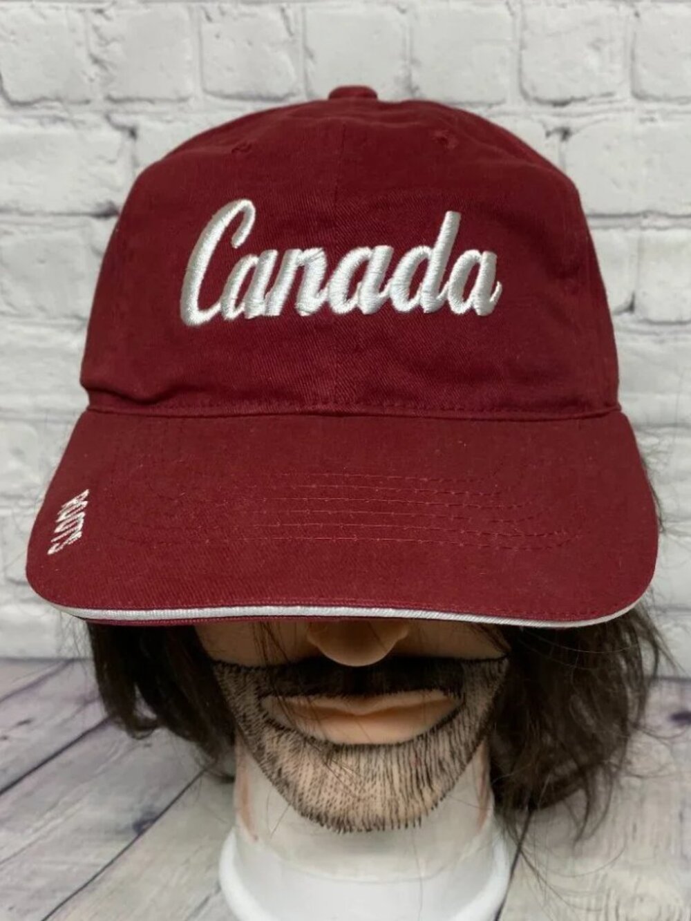 Vintage Roots Canada Olympics Dad Hat Cap Strap Back Red Petro Canada Sports